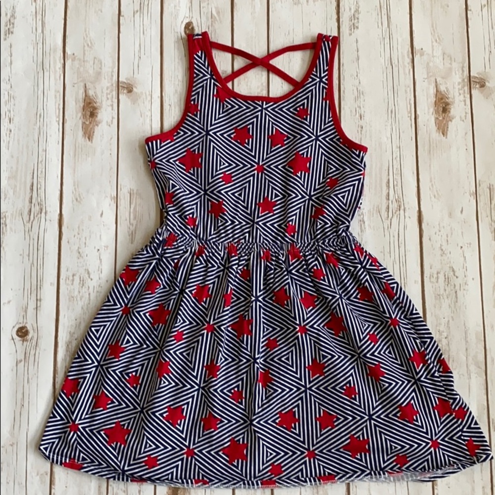 Stars & Stripes Girls’ Dress EUC